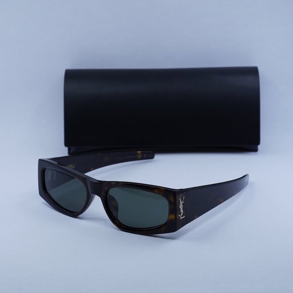 Final Price! Saint Laurent SLM140/F 003 Havana Grey Sunglasses - Picture 1 of 10
